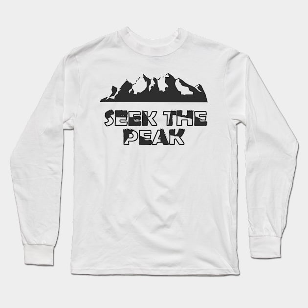 Climbing - Seek the peak Long Sleeve T-Shirt by KC Happy Shop